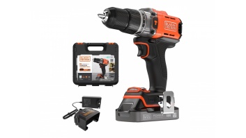 BLACK & DECKER | Cordless Drill Driver | BCD383D1XK-QW | 18 V | 2.0 Ah | Lithium