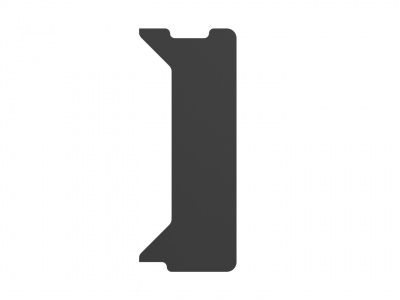 Genesis | Holm Modular Side Desk Top Right 30cm | NDS-2277 | Anthracite Black