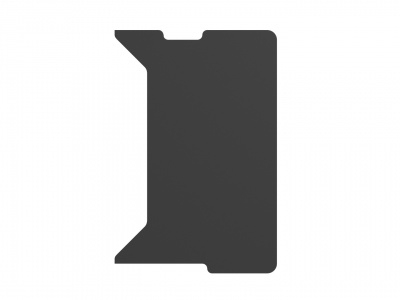 Genesis | Holm Modular Side Desk Top Right 50cm | NDS-2281 | Anthracite Black