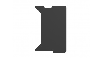 Genesis | Holm Modular Side Desk Top Right 50cm | NDS-2281 | Anthracite Black