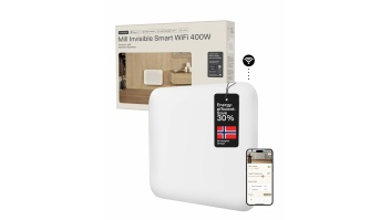 Mill Invisible Smart WiFi Heater | PA400WIFI4 | Panel Heater | 400 W | Suitable for rooms up to 4-6 m² | White | IPX4