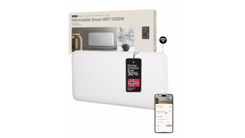Mill Invisible Smart WiFi Heater | PA1000WIFI4 | Panel Heater | 1000 W | Suitable for rooms up to 12-16 m² | White | IPX4