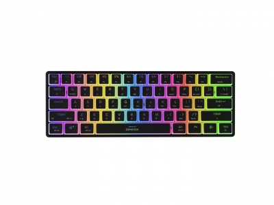 Genesis THOR 660 G2 | Gaming keyboard | Wireless/Wired | US | Black | 2.4 GHz, Bluetooth, USB | Linear