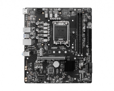 MSI PRO B760M-B DDR4 | Processor family Intel | Processor socket LGA1700 | DDR4 | Supported hard disk drive interfaces SATA, M.2 | Number of SATA connectors 4