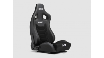 Next Level Racing | PU Leather and Suede | Reclining Seat | ERS4 Elite PU Leather & Suede Edition | Black