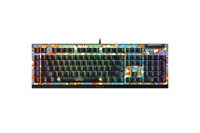Razer BlackWidow V4 X | Mechanical Gaming Keyboard | Wired | US | Pokémon Edition | Razer Green Mechanical Switches (Clicky)