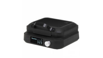 Adler Waffle Maker with LED Display | AD 3087 | 2200 W | Number of pastry 2 | Belgium | Black
