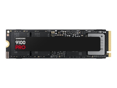 Samsung 9100 PRO | Solid state drive | 4000 GB | SSD form factor M.2 2280 | Solid-state drive interface PCI Express 5.0 x4 (NVMe) | Read speed 14800 MB/s | Write speed 13400 MB/s