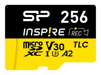 Silicon Power Inspire | 256 GB | microSDXC | Flash memory class C10, UHS-I U3, V30