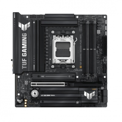 Asus TUF GAMING B850M-PLUS WIFI | Processor family AMD | Processor socket AM5 | DDR5 | Supported hard disk drive interfaces M.2, SATA | Number of SATA connectors 4