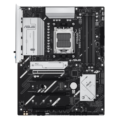 Asus PRIME B850-PLUS WIFI | Processor family AMD | Processor socket AM5 | DDR5 | Supported hard disk drive interfaces M.2, SATA | Number of SATA connectors 4