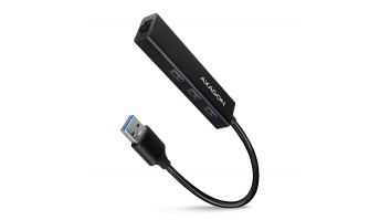 AXAGON SuperSpeed USB-A Hub and Gigabit LAN | HMA-GL3A