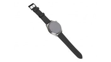 Fixed | Leather Strap with Quick Release 20mm for Smartwatch | Black