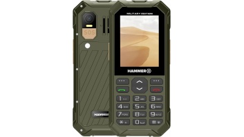 Hammer 6 LTE Military Edition | Green | 2.4 " | IPS | 48 MB | 128 MB | Dual SIM | 3G | Main camera resolution 2 MP | 2500 mAh
