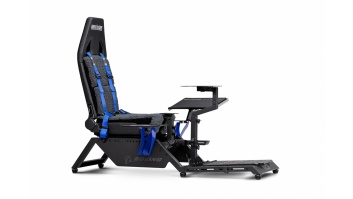 Next Level Racing Boeing Commercial Edition Flight Simulator | Blue highlights