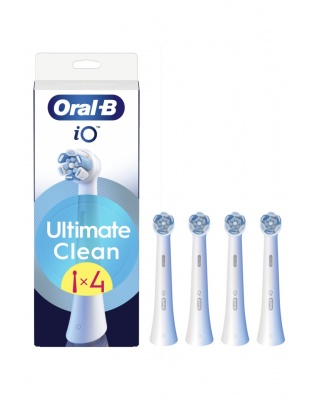 Oral-B | Replaceable toothbrush heads | iO UltimateClean | Heads | For adults | Number of brush heads included 4 | White