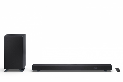 Sharp | 3.1.2 Dolby Atmos/DTS:X Soundbar with Wireless Subwoofer | HT-SBW53121(BK) | Bluetooth