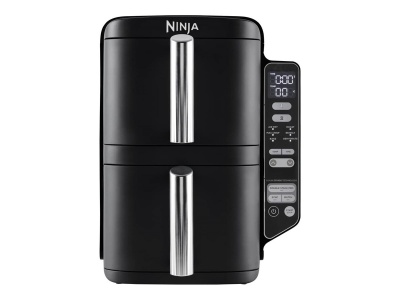 NINJA Double Stack Vertical Air Fryer with 2 Stacking Drawers | SL300EU | Power 2470 W | Capacity 7.6 L | Black