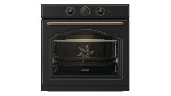 Gorenje Oven | BOS67372CLB | 77 L | Electric | AquaClean | Mechanical control | Steam function | Height 59.5 cm | Width 59.5 cm | Black