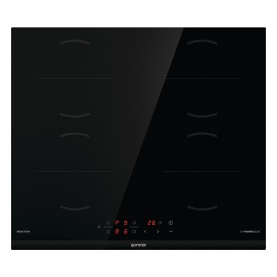Gorenje Hob | GI6401BCE | Induction | Number of burners/cooking zones 4 | Touch control | Timer | Black
