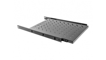 Lanberg 19" Sliding Shelf 1U/465x750mm | AK-1011-B | Black