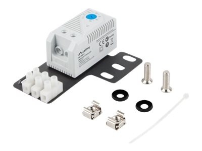 Lanberg Closed-loop thermostat 10A for rack cabinets with 19" ear and terminal block | AK-1505-S | Gray
