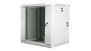 Lanberg | Rack cabinet 19" double-section wall-mount 12U/600x600 (flat pack) | WF02-6612-10S | Grey