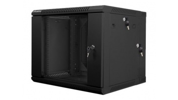 Lanberg | Rack cabinet 19" double-section wall-mount 9U/600x600 (flat pack) | WF02-6609-10B | Black