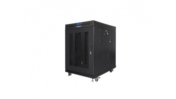 Lanberg | Rack cabinet 19" free-standing 15U/800x1000 (flat pack) with mesh door, LCD | FF01-8015-23BL | Black