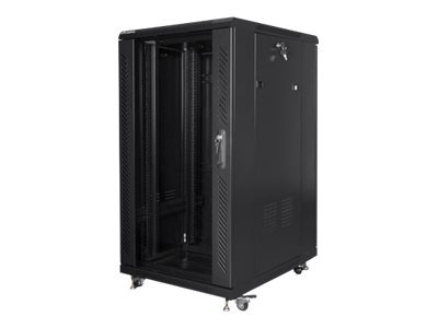 Lanberg | Rack cabinet 19" free-standing 22U/600x800 (flat pack) | FF01-6822-12B | Black