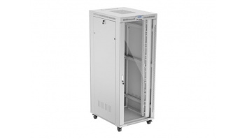 Lanberg | Rack cabinet 19" free-standing 42U/800x1000 (flat pack) with glass door, LCD | FF01-8042-12SL | Grey