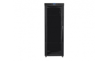 Lanberg | Rack cabinet 19" free-standing 42U/800x800 (flat pack) with glass door, LCD | FF01-8842-12BL | Black