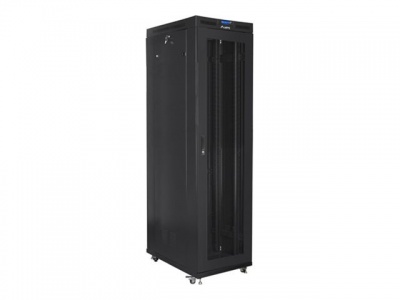 Lanberg | Rack cabinet 19" free-standing 47U/800x1000 (flat pack) with mesh door, LCD | FF01-8047-23BL | Black