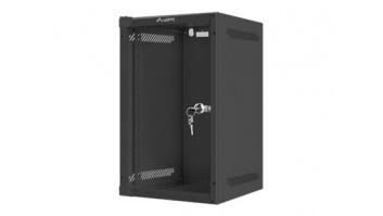 Lanberg | Rack cabinet 10" wall-mount 9U/280x310 (flat pack) with glass door | WF10-2309-10B | Black