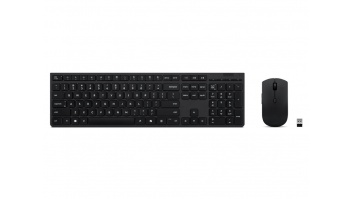 Lenovo Professional Wireless Rechargeable Combo Keyboard and Mouse | Keyboard and Mouse Set | Wireless | Mouse included | Russian/Cyrillic | Bluetooth | Grey