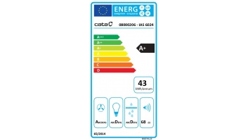 CATA Venting Hob | IAS 6024 | Induction | Number of burners/cooking zones 4 | Slider | Black | CATA | Hob with Hood | IAS 6024 | Induction | 59 cm | Number of burners/cooking zones 4 | Black | Slider