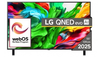 LG 55QNED85A3C | 55 | Smart TV | webOS 25 | UHD | Bllack