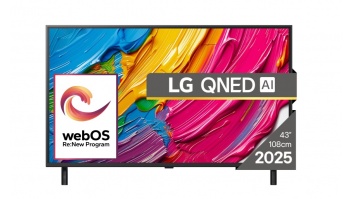LG 43QNED80A3A | 43 | Smart TV | webOS 25 | UHD | Black