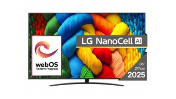LG TV | 86NANO81A3A | 86 | Smart TV | webOS 25 | 4K UHD