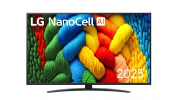 LG 50NANO81A3A | 50 | Smart TV | webOS 25 | UHD | Black
