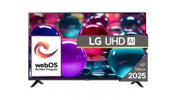LG AI UA73 4K TV | 43UA73003LA | 43 | Smart TV | webOS 25 | UHD | Black