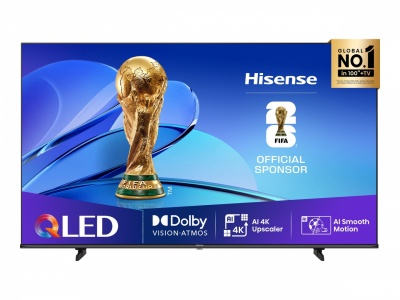 Hisense QLED TV | 75E7Q | 75 | Smart TV | VIDAA | 4K UHD | Black
