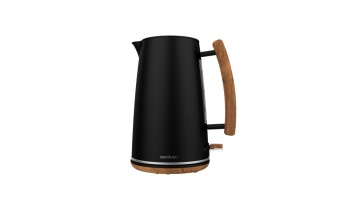Cecotec Kettle | ThermoSense 400 | Electric | 3000 W | 1.7 L | Stainless steel/BPA | 360° rotational base | Black Woody