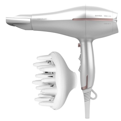 Cecotec Hair Dryer | IoniCare 5300 Maxi Aura | 2200 W | Number of temperature settings 3 | Ionic function | Diffuser nozzle | White