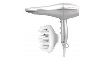 Cecotec Hair Dryer | IoniCare 5300 Maxi Aura | 2200 W | Number of temperature settings 3 | Ionic function | Diffuser nozzle | White