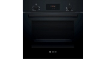 Bosch Oven | HBF133BA1 | 66 L | Electric | EcoClean | Knobs | Height 59.5 cm | Width 59.4 cm | Black