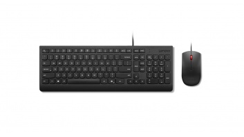 Lenovo Essential Wired Combo Keyboard and Mouse | Keyboard and Mouse Set | Wired | Mouse included | Lithuanian | Black