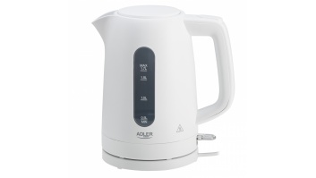 Adler Kettle | AD 1379w | Electric | 2200 W | 1.7 L | Polypropylene | 360° rotational base | White