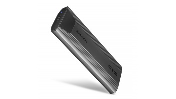 AXAGON USB-C 10Gbps - M.2 NVMe and SATA SSD THIN SCREWLESS box | EEM2-GTS2