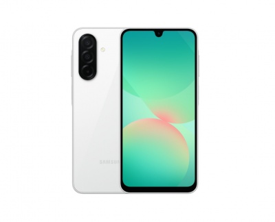 Samsung Galaxy | A26 (A266) | White | 6.7 " | Super AMOLED | 1080 x 2340 pixels | Exynos | Internal RAM 6 GB | 128 GB | Dual SIM | 5G | Main camera resolution 50+8+2 MP | Secondary camera resolution 13 MP | Android | 15 | 5000 mAh